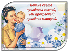 В Котельниковском районе прошли мероприятия ко Дню матери
